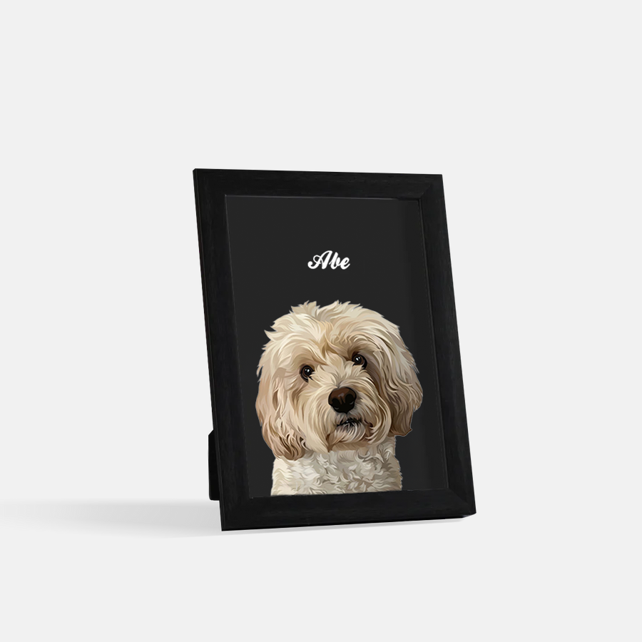 Custom Desktop One Pet Portrait
