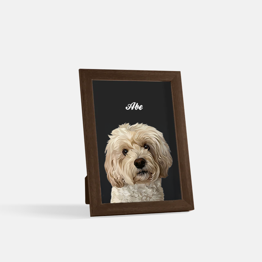 Custom Desktop One Pet Portrait