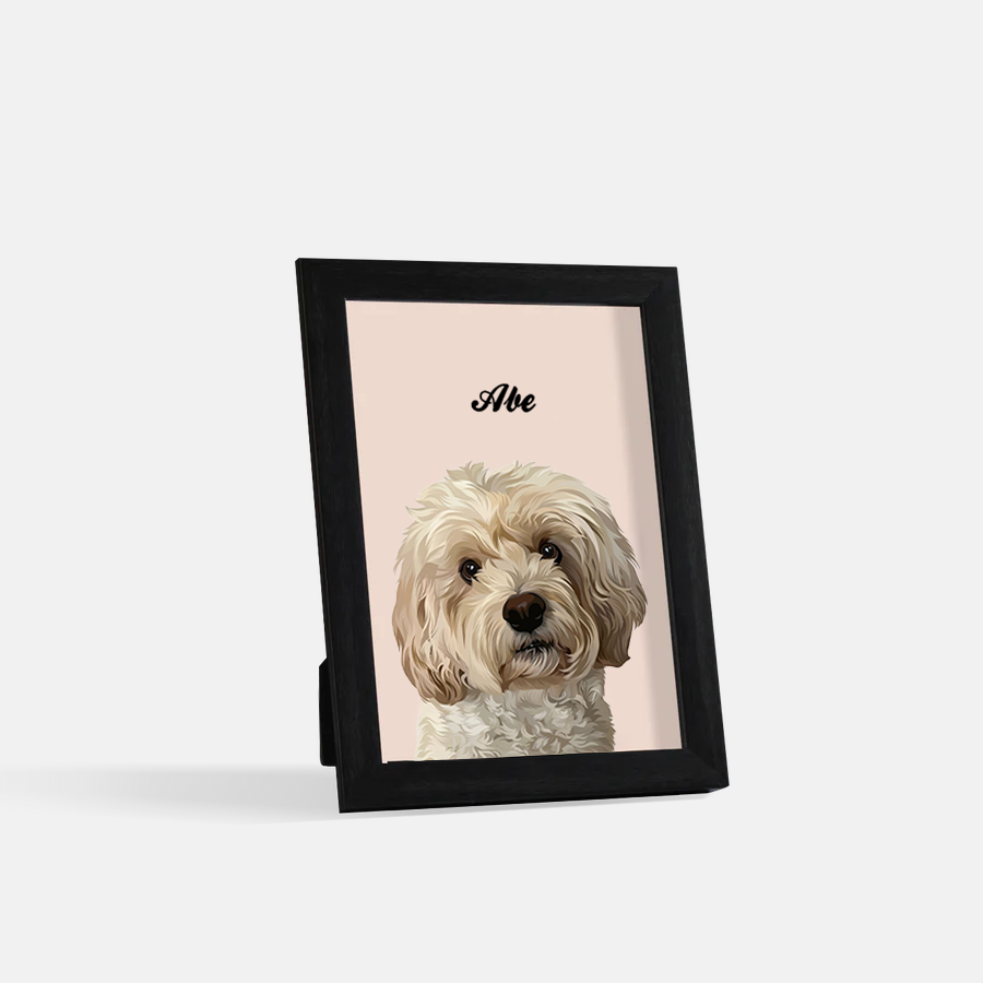 Custom Desktop One Pet Portrait