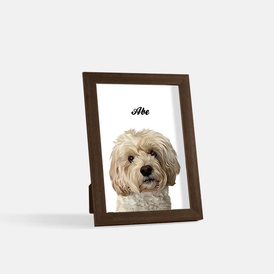Custom Desktop One Pet Portrait