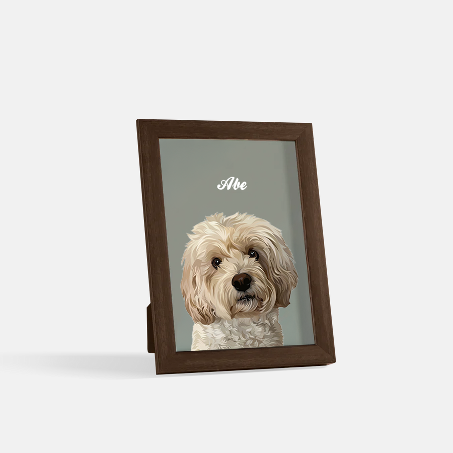 Custom Desktop One Pet Portrait